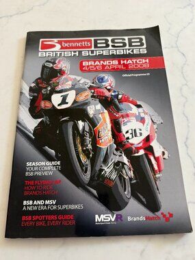 BSB Brands Hatch April 2008 Event Program